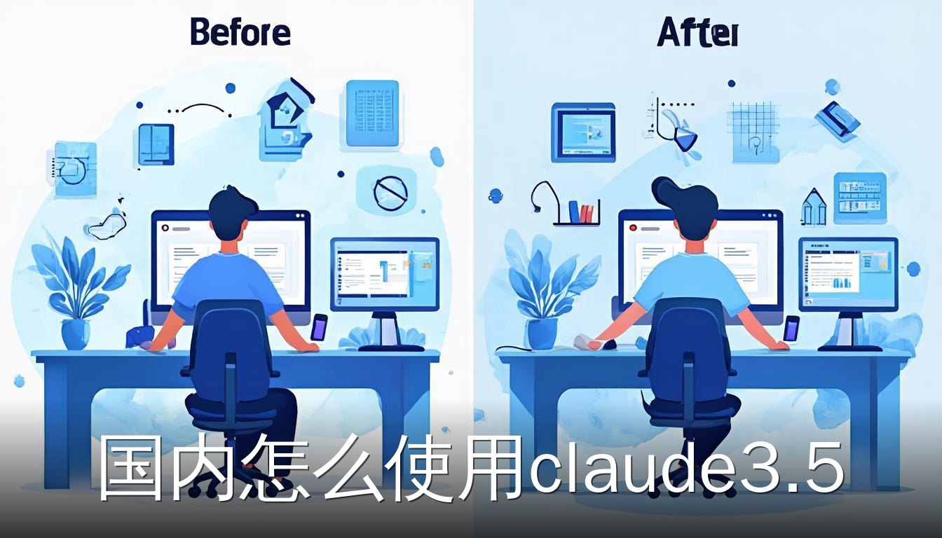 国内用户使用Claude 3.5的场景，包括电脑和手机
