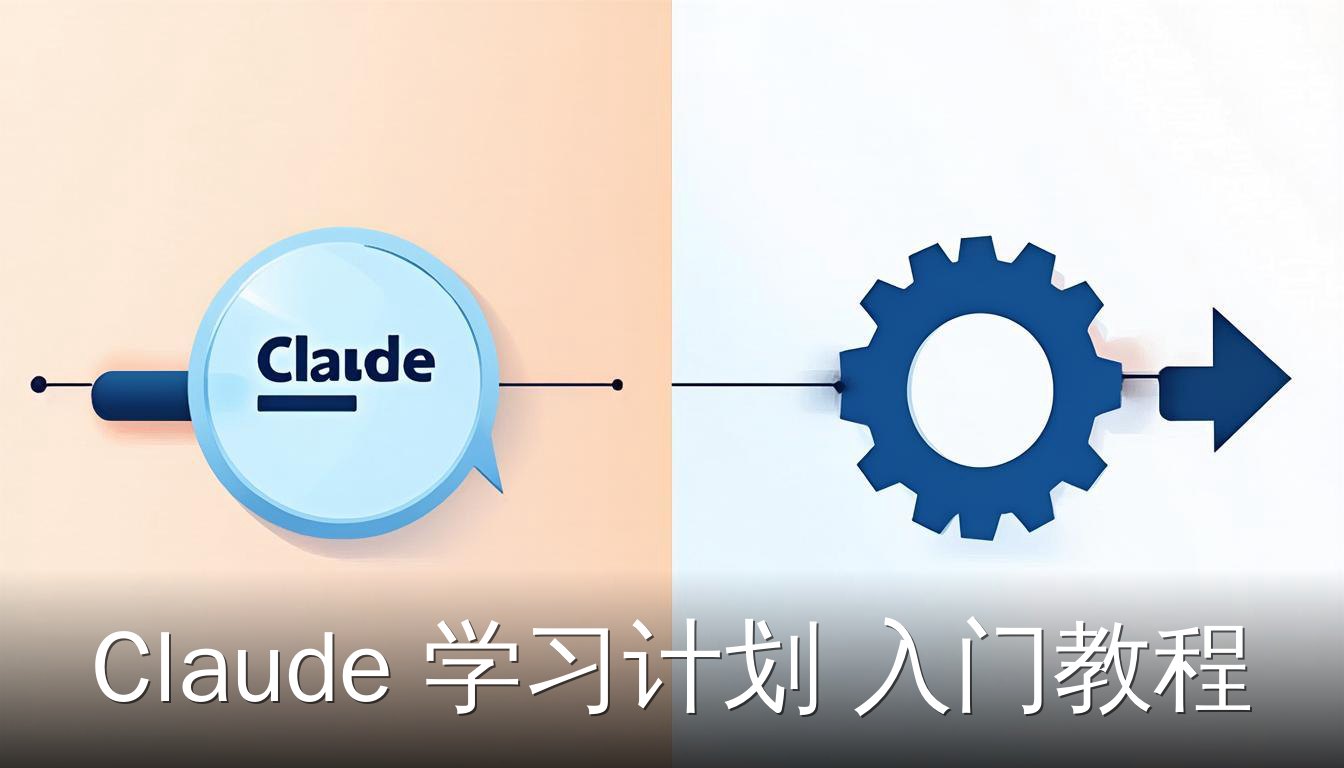 Claude学习计划入门教程四阶段流程图：观察、交互、自动化、工作流