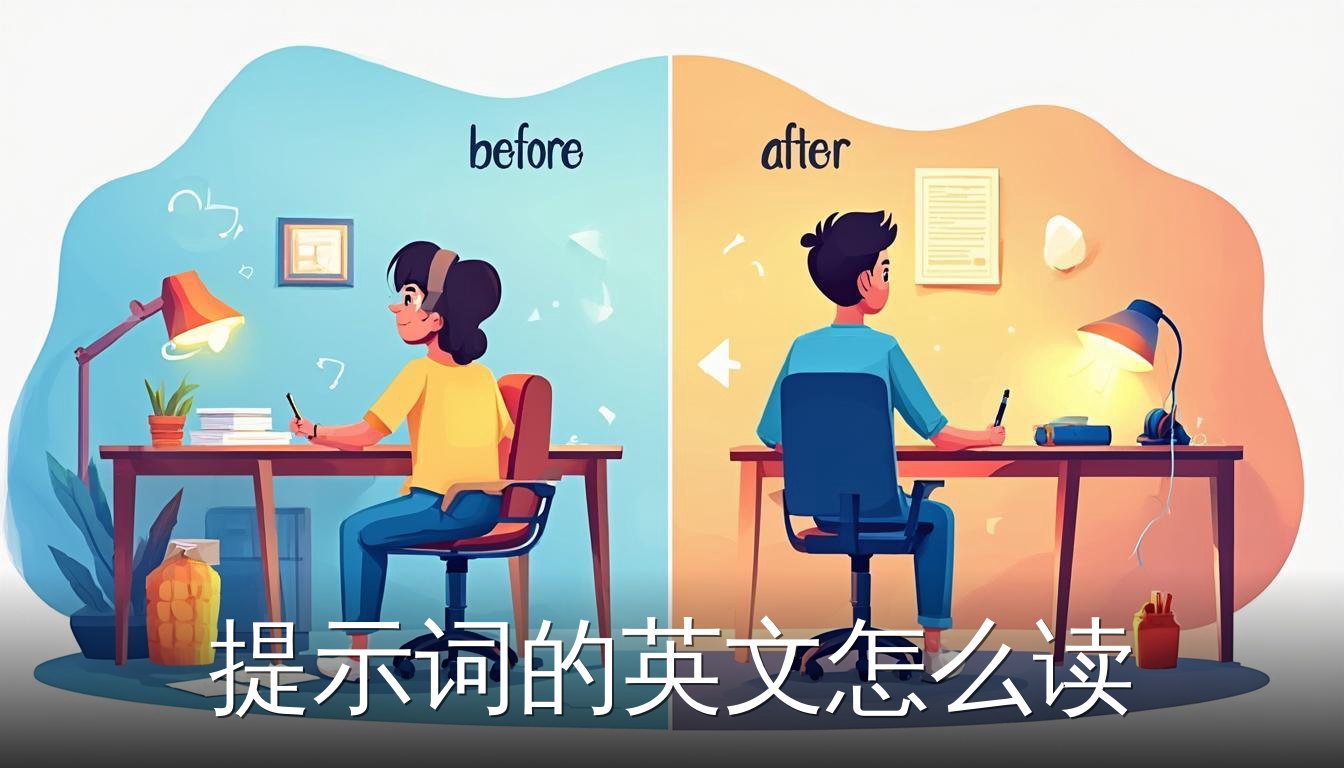 提示词的英文怎么读 学习场景 英语发音练习